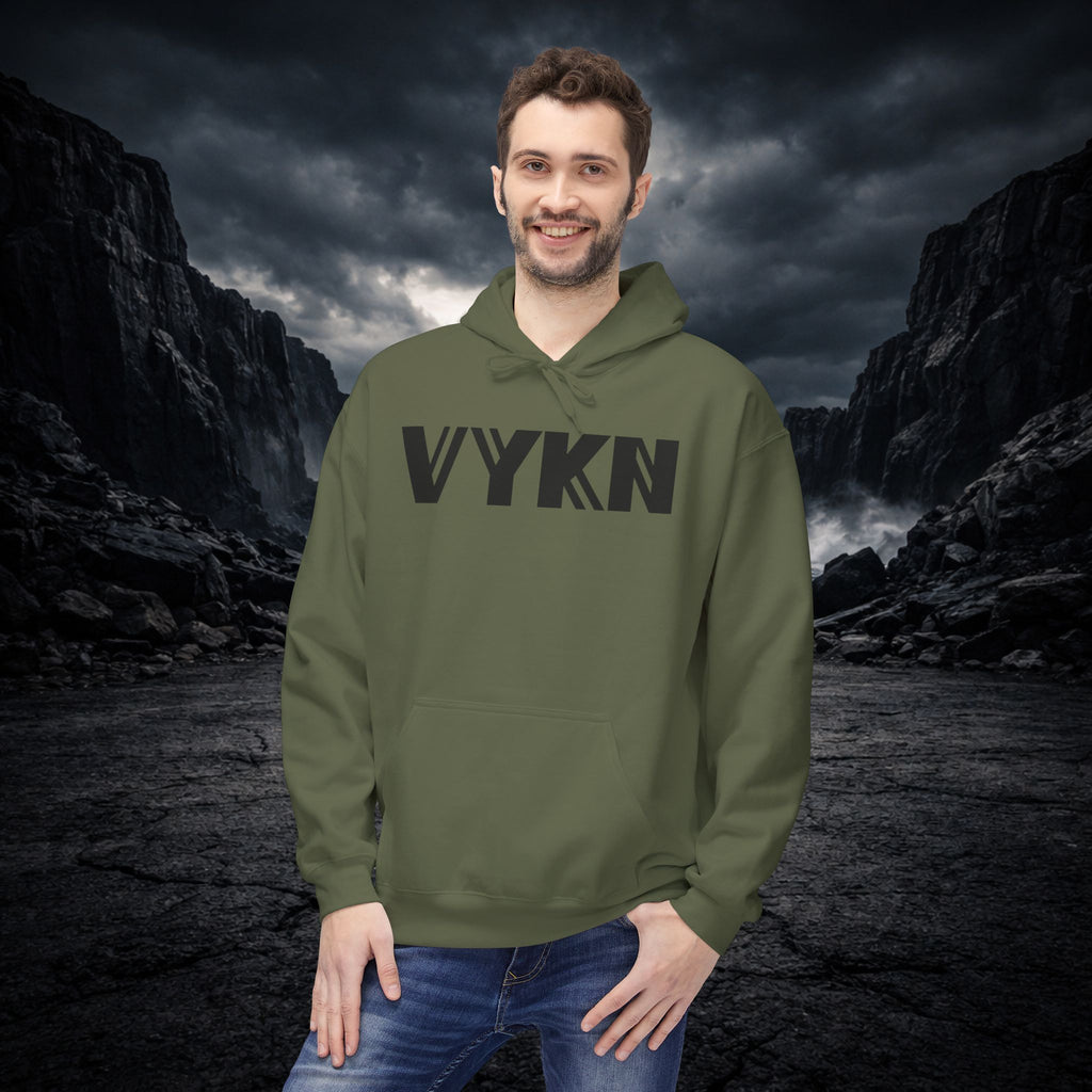 VYKN™ Classic Hoodie – Black Logo
