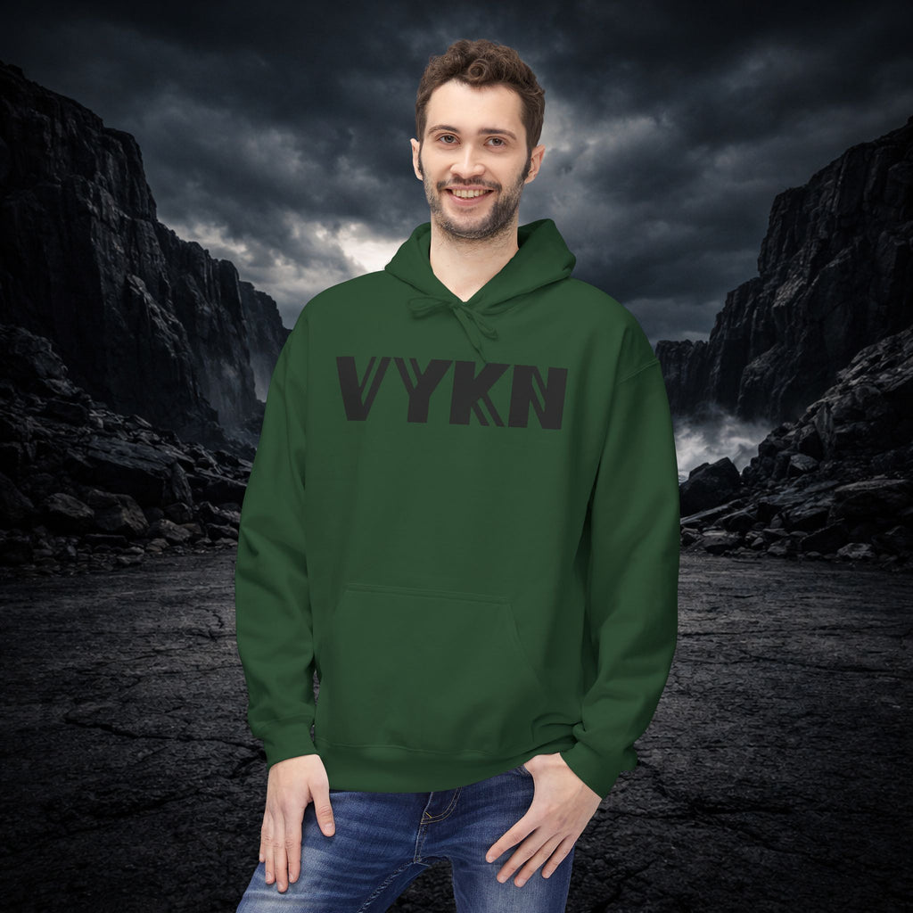 VYKN™ Classic Hoodie – Black Logo