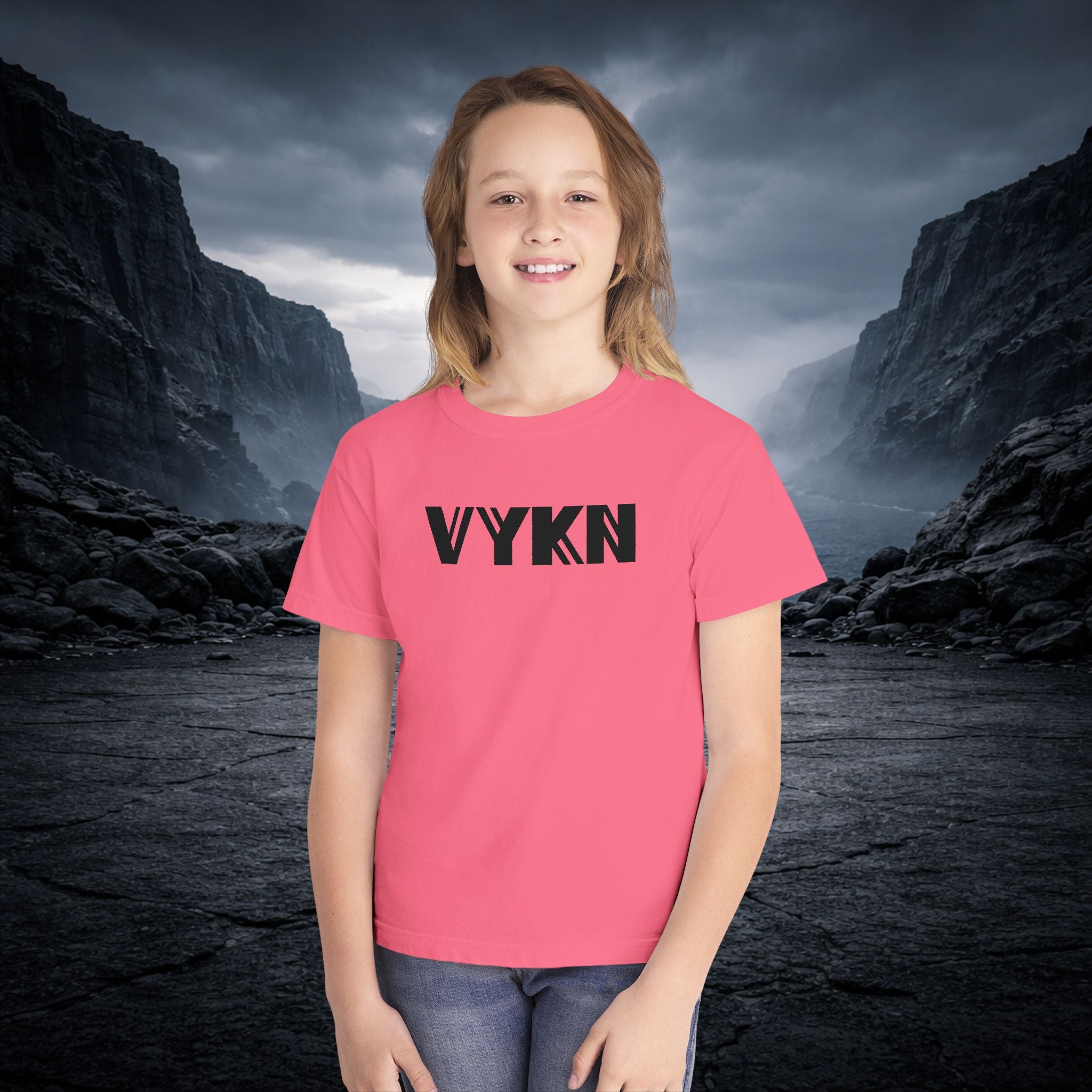 VYKN™ Youth Classic Tee – Black Logo