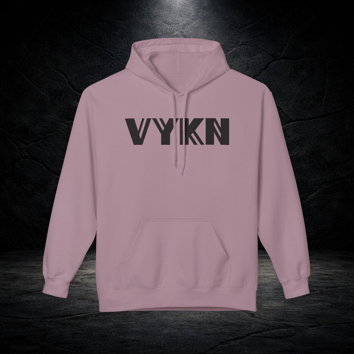 VYKN™ Classic Hoodie – Black Logo