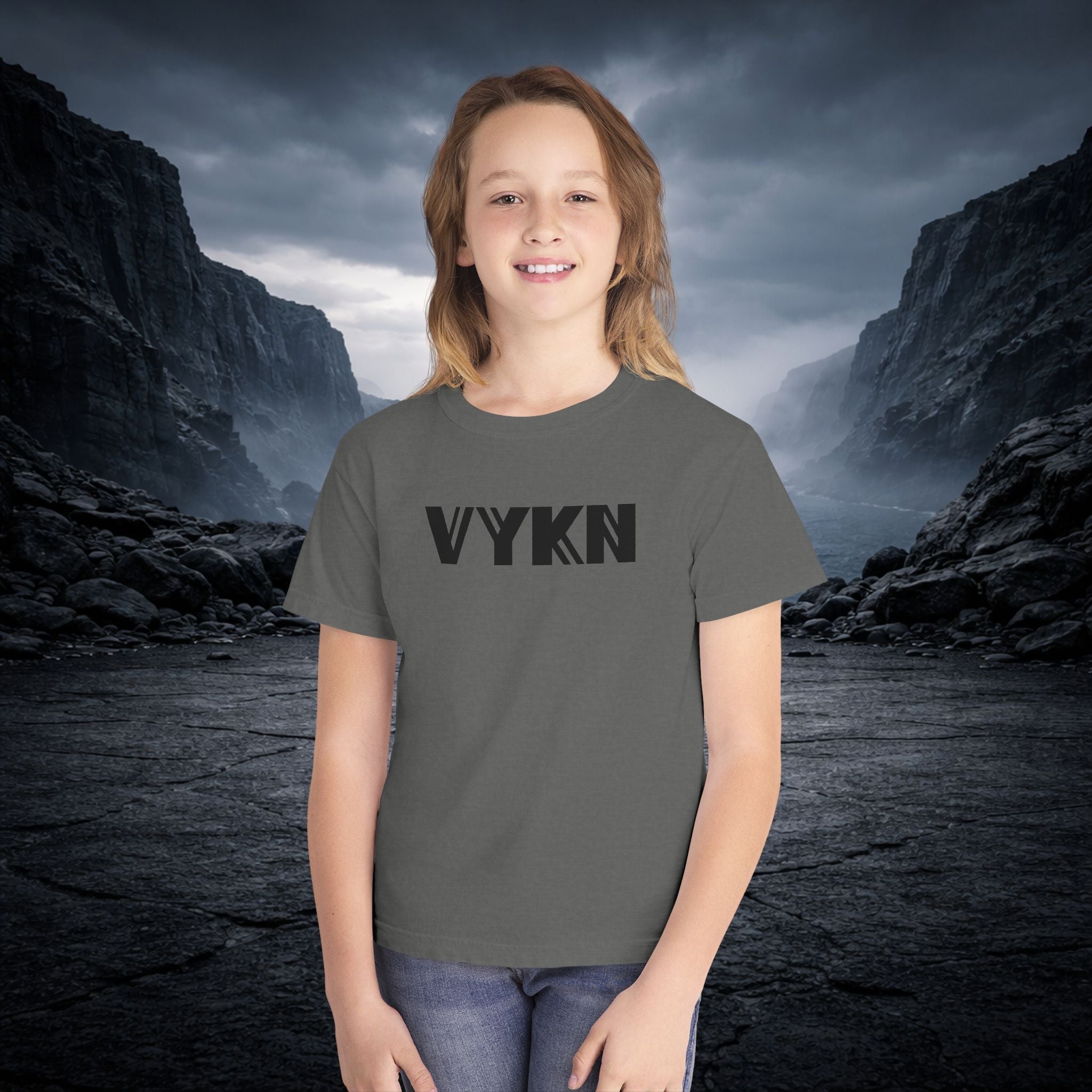 VYKN™ Youth Classic Tee – Black Logo