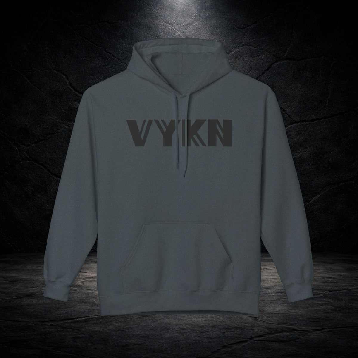 VYKN™ Classic Hoodie – Black Logo