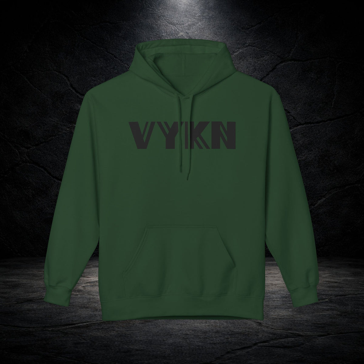 VYKN™ Classic Hoodie – Black Logo