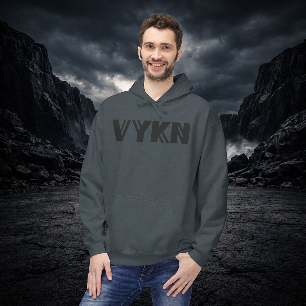 VYKN™ Classic Hoodie – Black Logo
