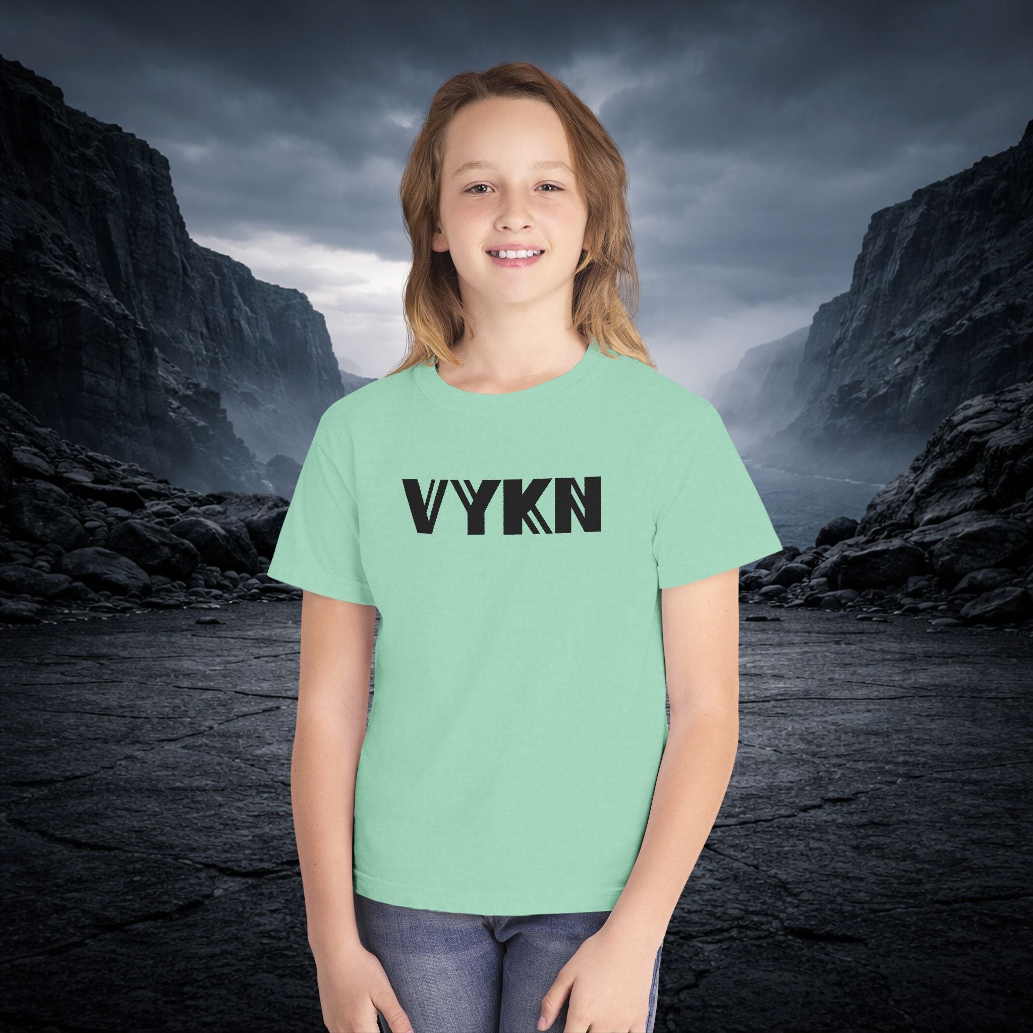 VYKN™ Youth Classic Tee – Black Logo
