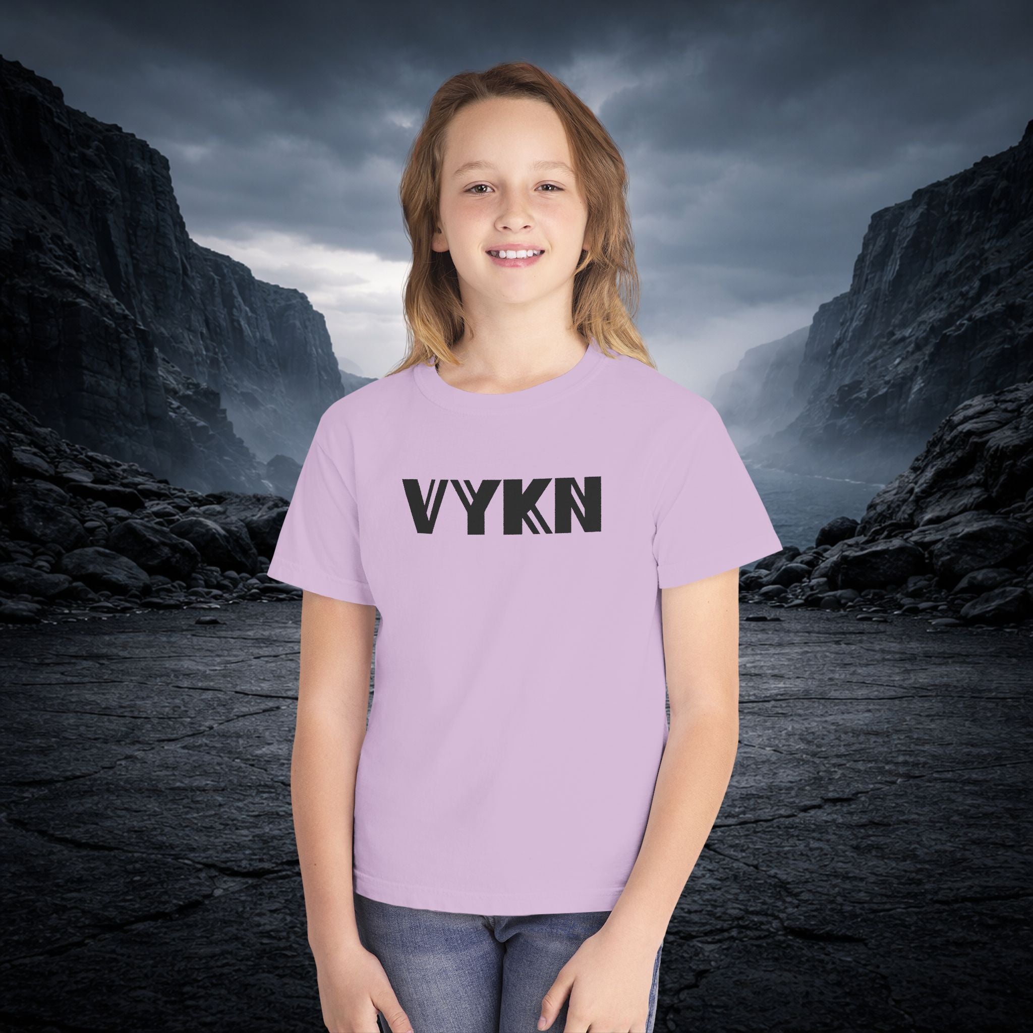 VYKN™ Youth Classic Tee – Black Logo