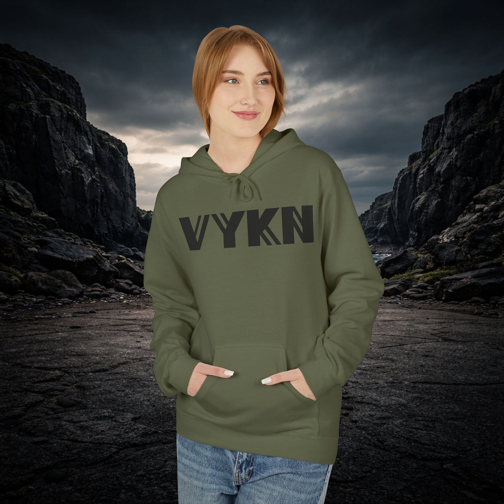 VYKN™ Classic Hoodie – Black Logo
