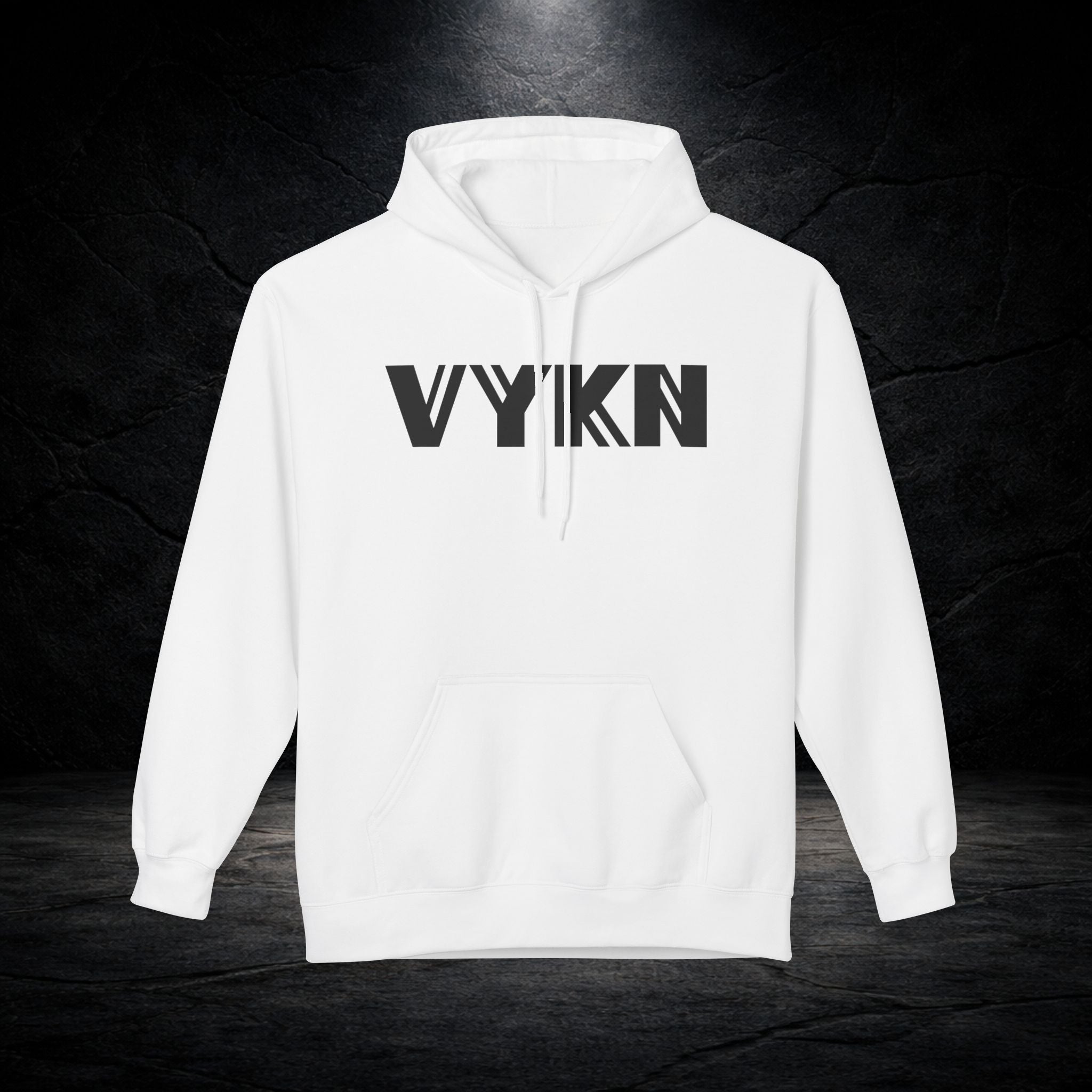 VYKN™ Classic Hoodie – Black Logo