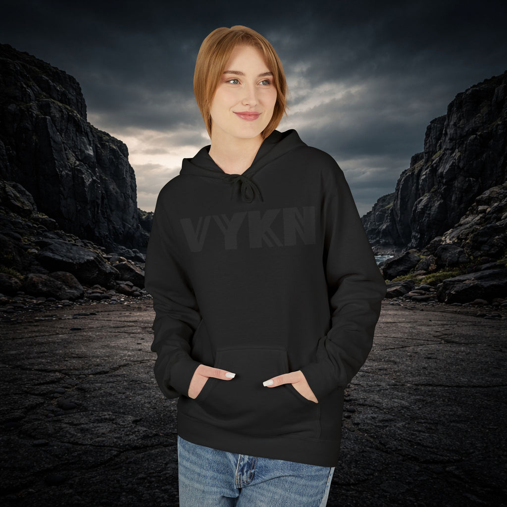 VYKN™ Classic Hoodie – Black Logo