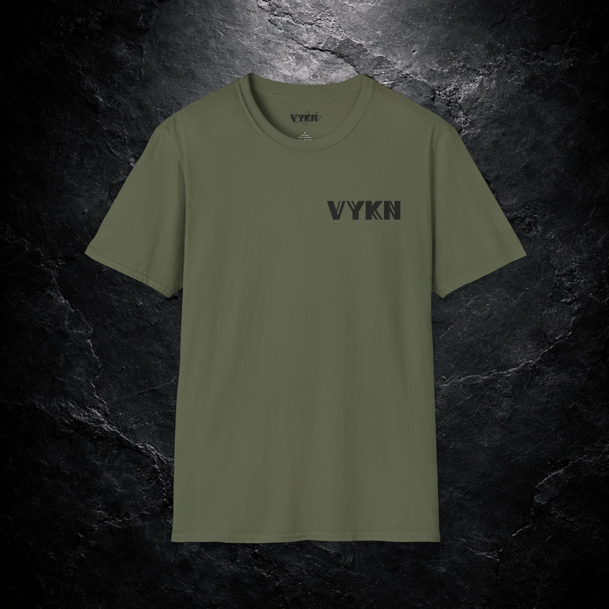 VYKN Kraken Siege graphic t-shirt with bold sea monster artwork
