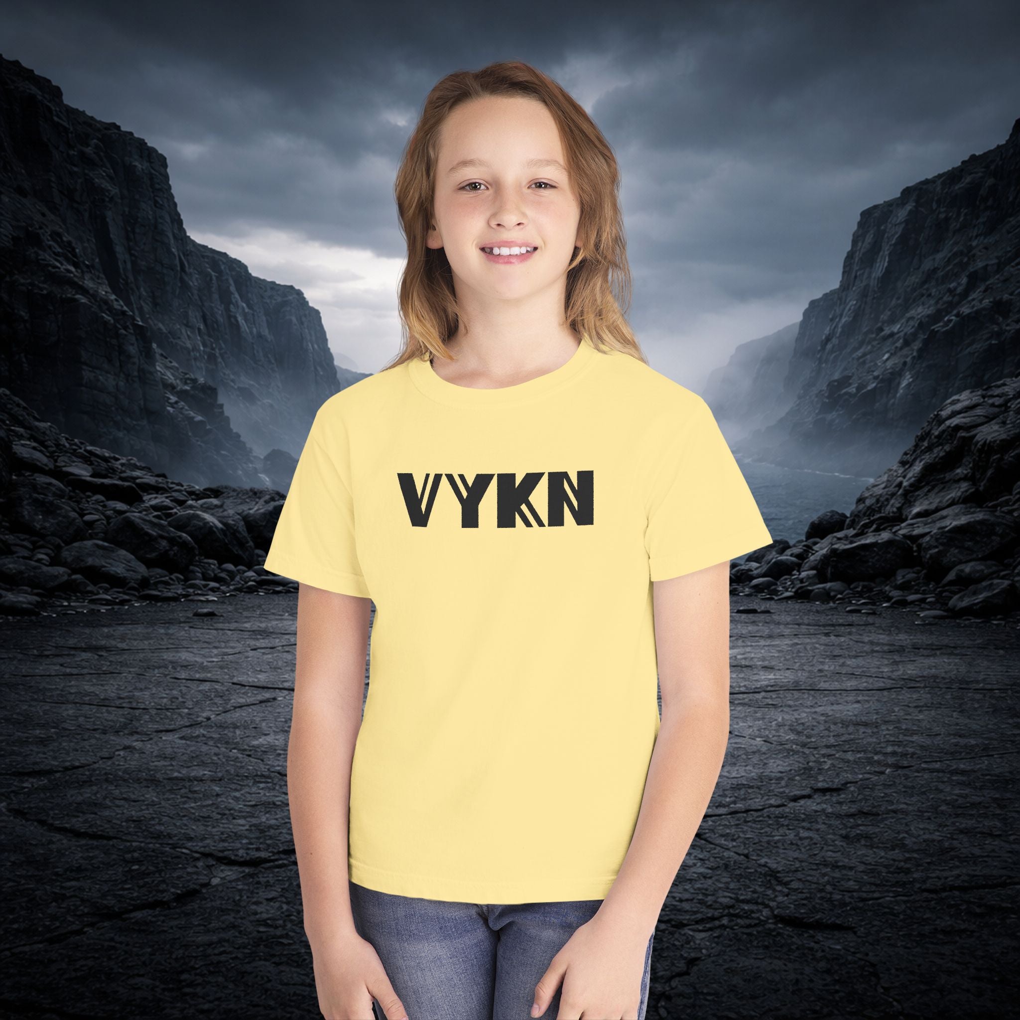 VYKN™ Youth Classic Tee – Black Logo