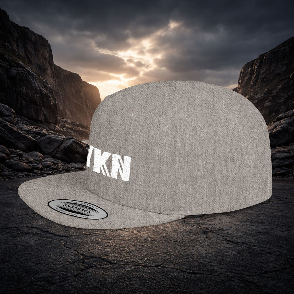 VYKN™ Classic Snapback Hat – White Logo