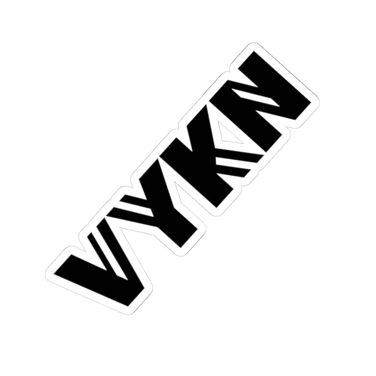 VYKN™ logo vinyl sticker with bold design on white background