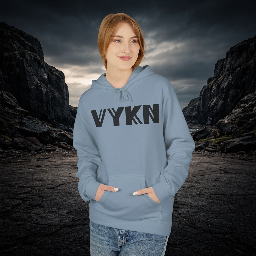 VYKN™ Classic Hoodie – Black Logo