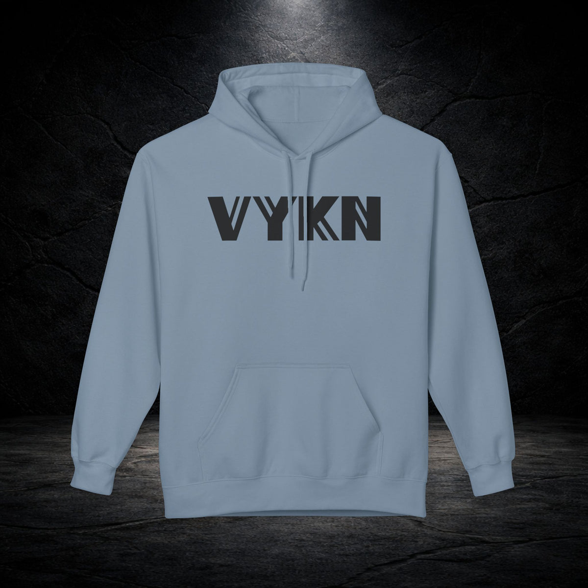 VYKN™ Classic Hoodie – Black Logo