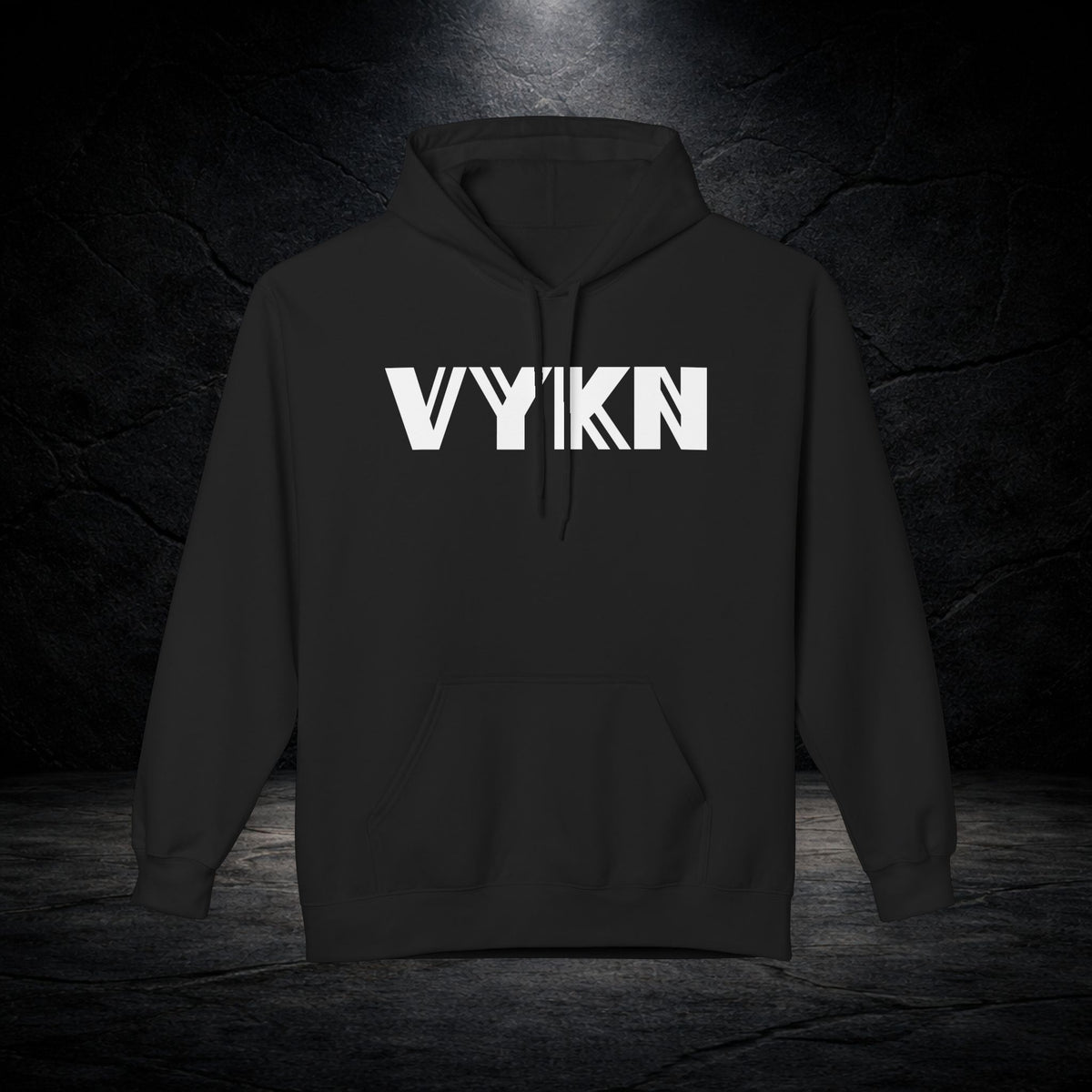 VYKN™ Classic Hoodie – Black Logo