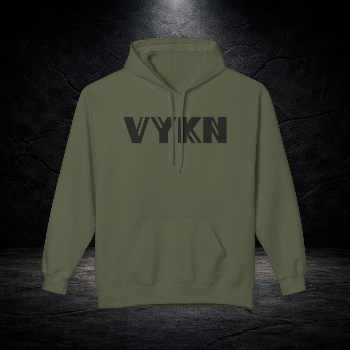 VYKN™ Classic Hoodie – Black Logo