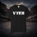 VYKN Classic Tee in white with embroidered logo on chest